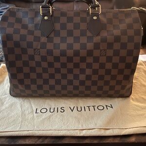 Louis Vuitton Speedy 35 Damier Ebene